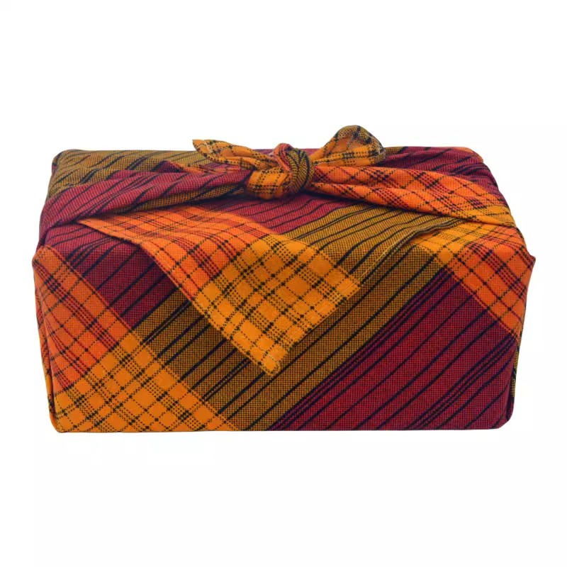 Furoshiki - Klassische Streifen Tischdecke Retro Plaid Furoshiki