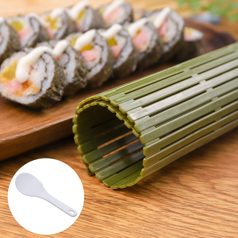 Sushi Making Kit - Große grüne Kunststoff Sushi Werkzeug Kimbap