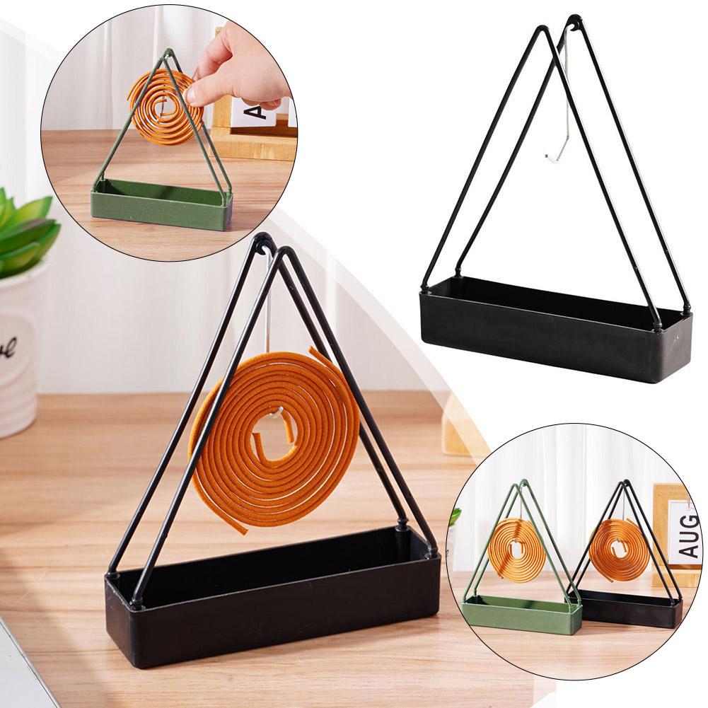 Incense Holder - Tragbarer Mückenspiralhalter aus Eisen mit Aschefänger