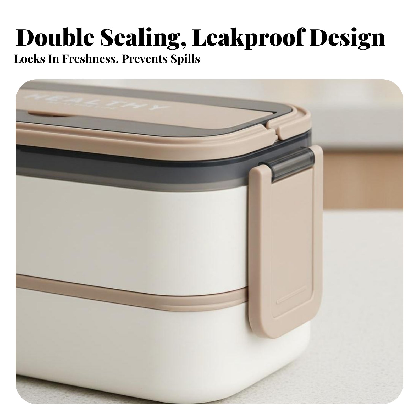 Plastik-Bento-Box, Doppelfach, – Bento Box Bewertung und Preis