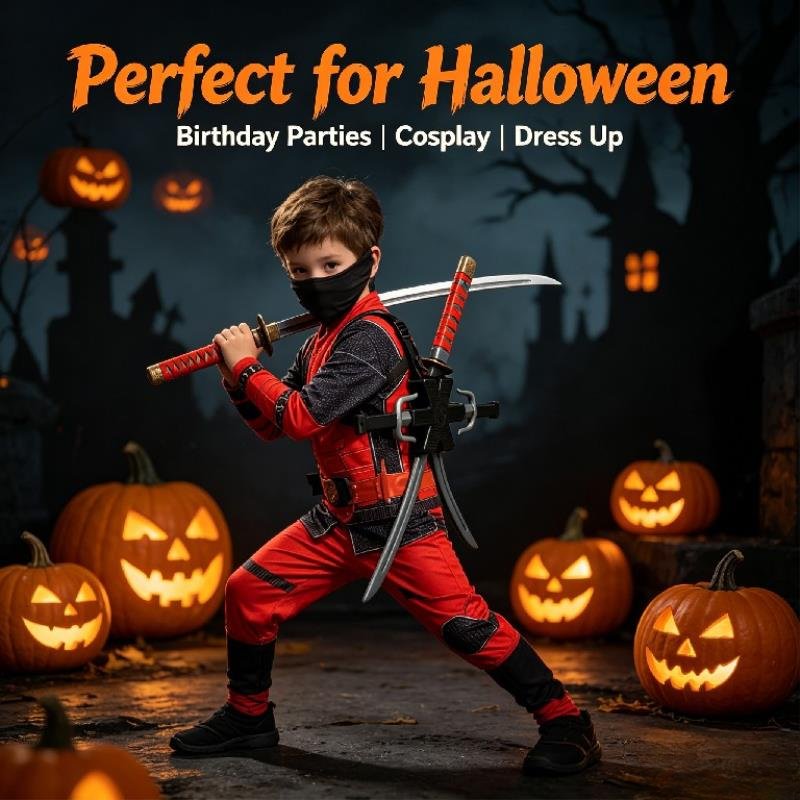 Halloween 1:1 Ninja-Set Kinder – Japanese Knife Bewertung und Preis