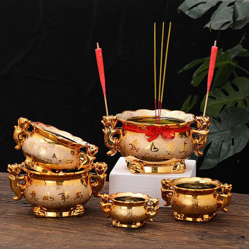 Goldener Keramik-Räucherstäbch – Incense Holder Bewertung und Preis