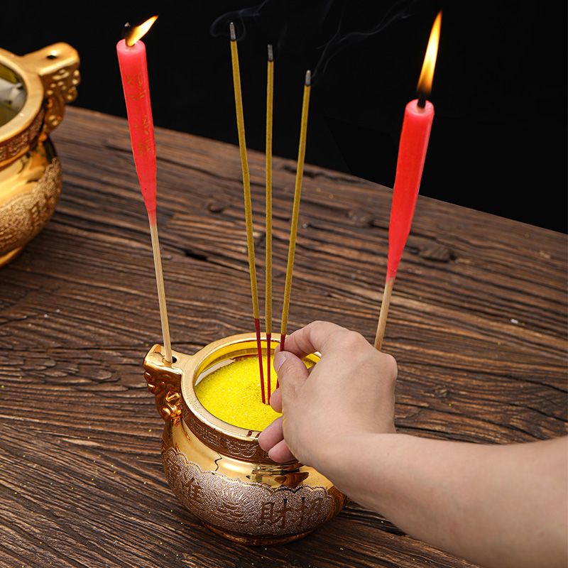 Goldener Keramik-Räucherstäbch – Incense Holder Bewertung und Preis