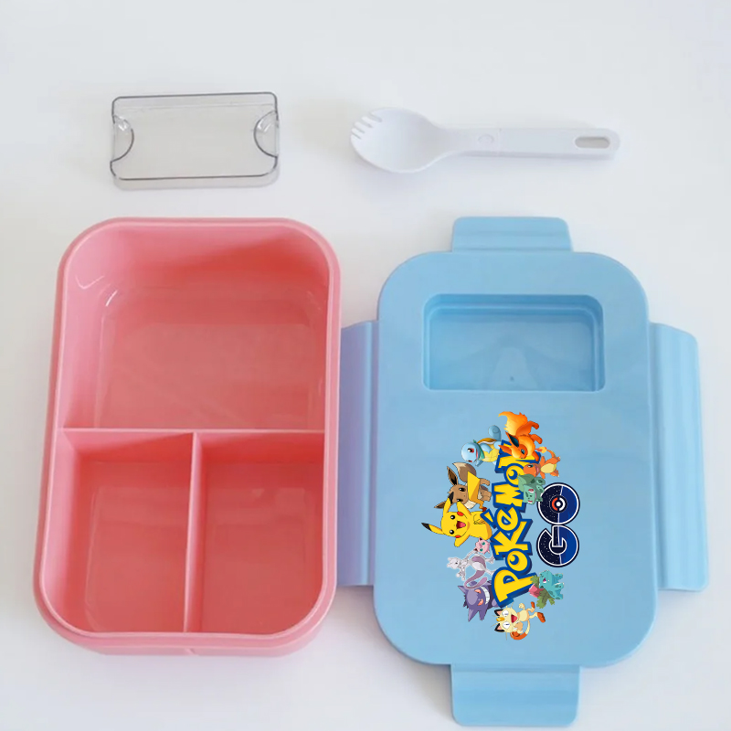 Pokémon-Lunchbox mit Löffel, C – Bento Box Bewertung und Preis