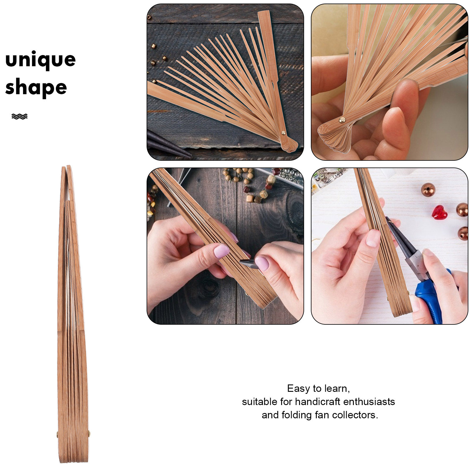 Bambus-Fächer-Rahmen DIY-Set – – Japanese Fan Bewertung und Preis